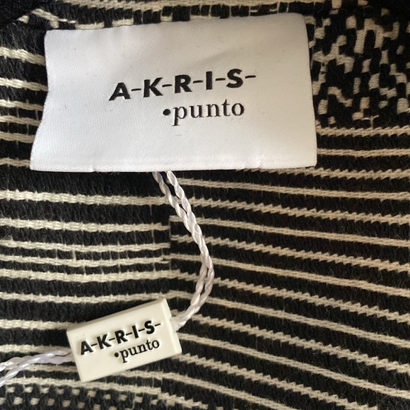 Akris Punto Luxurious Cotton Stretch Coat New With Tags